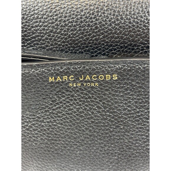 Marc Jacobs Empire City Crossbody Flap Shoulder Bag Black Leather - Picture 3 of 15